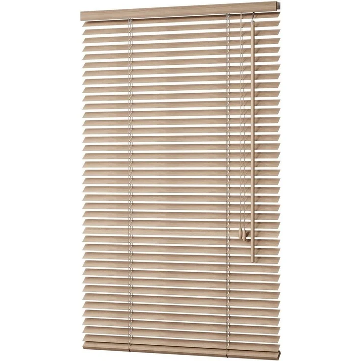 Sekey Jalousie Jalousie Klemmfix ohne Bohren Holzjalousie Holz Rollo Plissee Echtholz, Lamelle 35mm Montage mit Bohren oder ohne Bohren möglich für Fenster – Bild 5