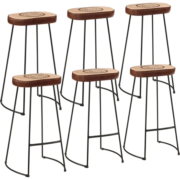 vidaXL 7-tlg. Bar-Set Raues Mangoholz und Metall 3216413