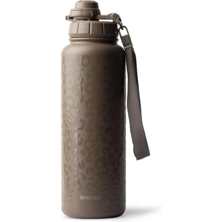 MAMEIDO Thermoflasche, mit 2-in-1 Deckel, Strohhalm und Handschlaufe in 500 ml, 700 ml & 1,2l – Bild 4