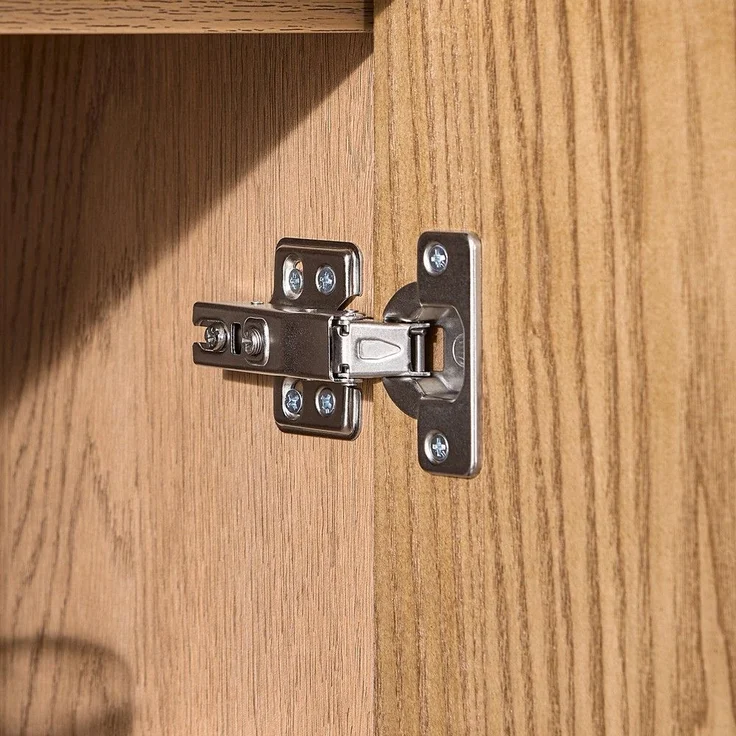 SoBuy HFSB03-SCH Sideboard, MDF, Papierfurnier, Helle Eiche, 110 x 83 x 40 cm – Bild 6