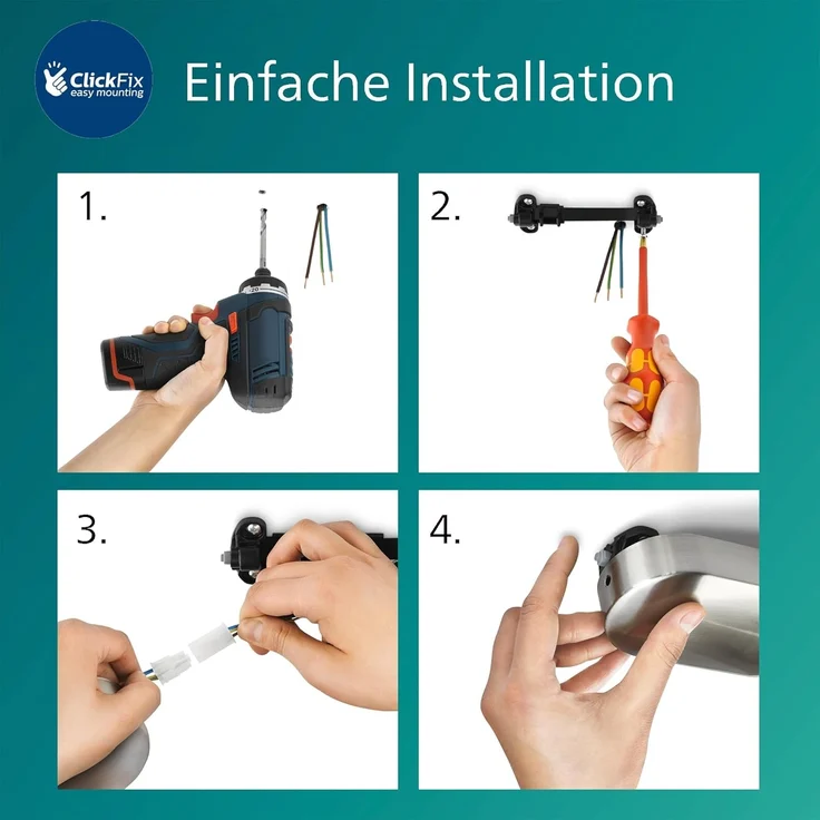 Philips CLOCKWORK bar/tube white 4x4. 5W SELV – Bild 6