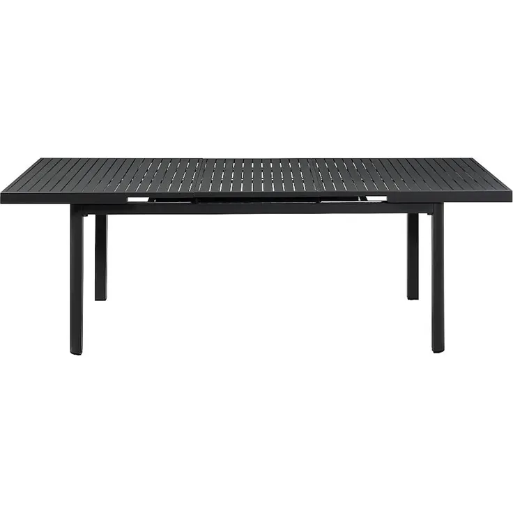 Vente-unique - ZEYVA Gartenessgruppe Metall Grau - B 65 cm100 cm x H 86,5 cm76 cm x L 52 cm240 cm180 cm – Bild 5