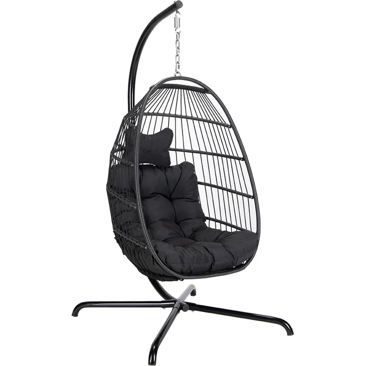 HOME DELUXE Hängesessel LOMA – 1 Sitzer Schwarz – Bild 11