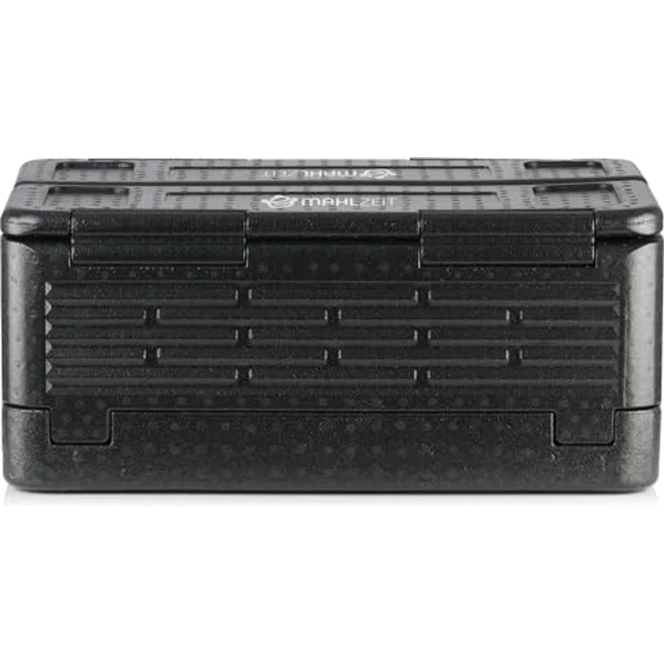 Mahlzeit Thermobehälter Thermobox faltbar, 60 x 40 x 25,5cm 40 L, Schwarz, Styroporbox, Styropor – Bild 4