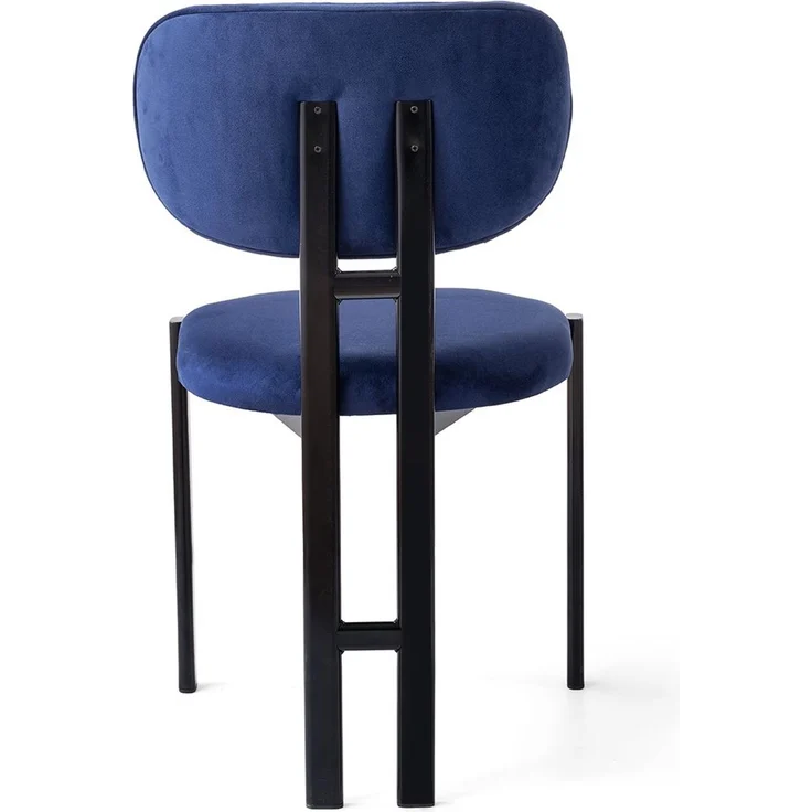Skye Decor 'Muriz - 4969' Stuhlset (2-teilig), Marineblau / Schwarz, 43 x 83 x 47,5 cm – Bild 4