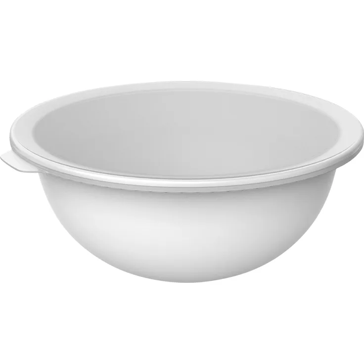 Rotho Schüssel mit Deckel Caruba 4,8 L weiß