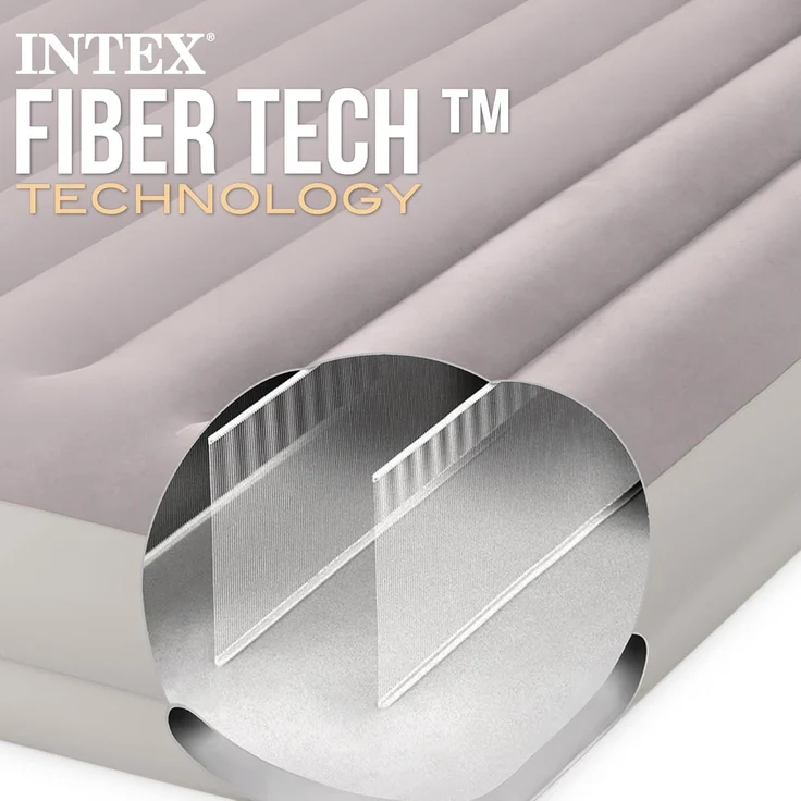 Intex Doppel Luftbett "Dura-Beam Standard Prestige Mid-Rise Queen" 152 x 203 x 30 cm – Bild 8