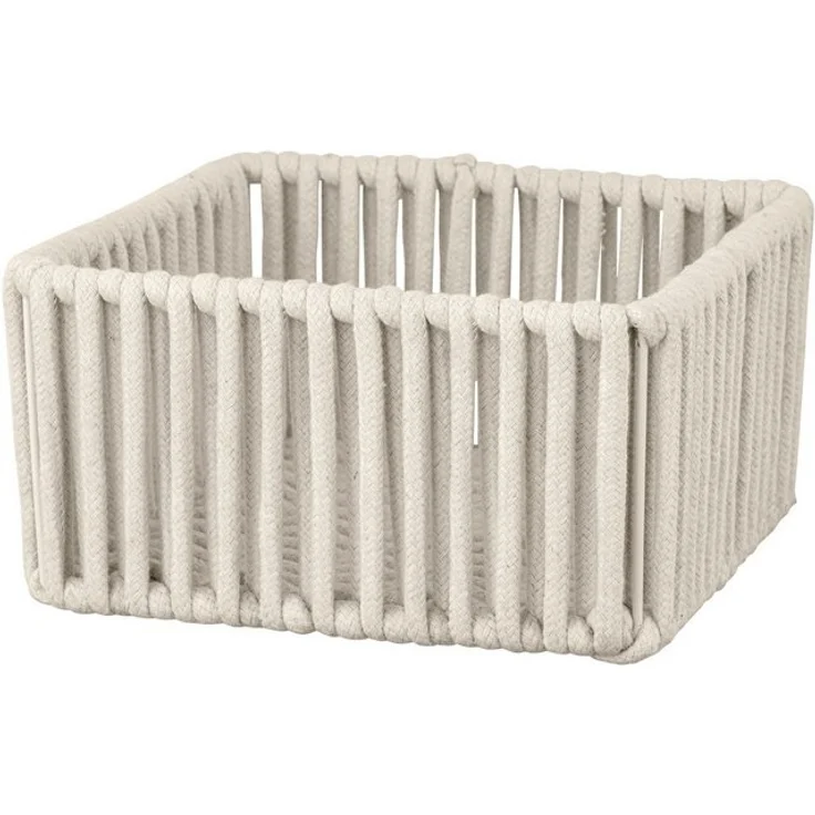 SCHÖNER WOHNEN-Kollektion Aufbewahrungskorb »Zovo M«, Badkorb mit Baumwoll-Polyester-Kordel für Badutensilien & Kosmetik – Bild 3