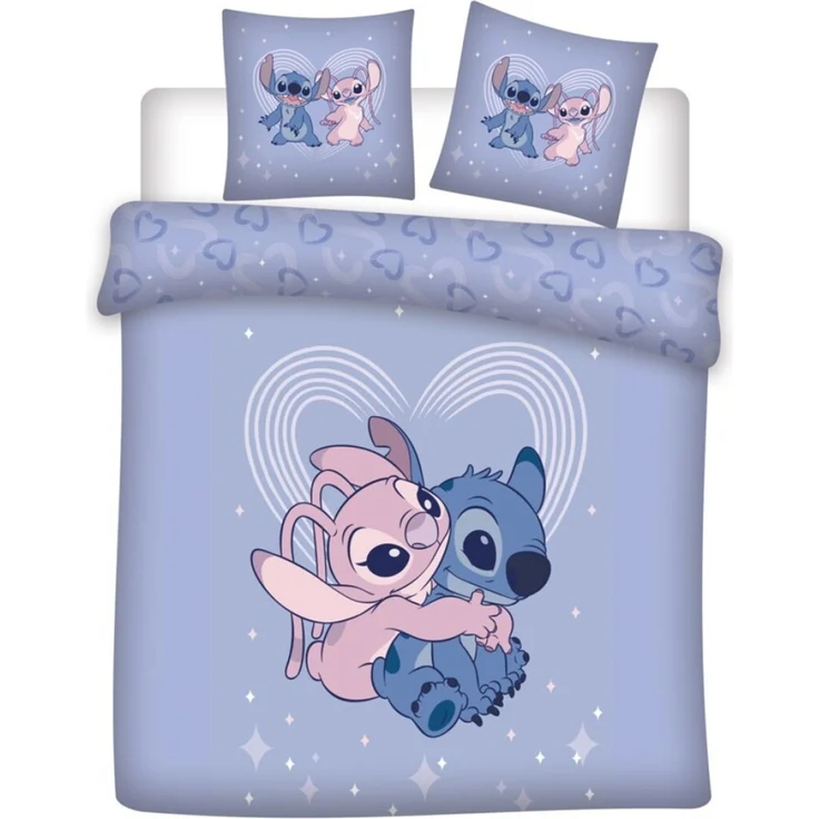 Lilo & Stitch Baumwoll-Mix Bettwäsche für Kinder 240 × 220 cm mit Kissenbezug 65 × 65 cm – Bild 1