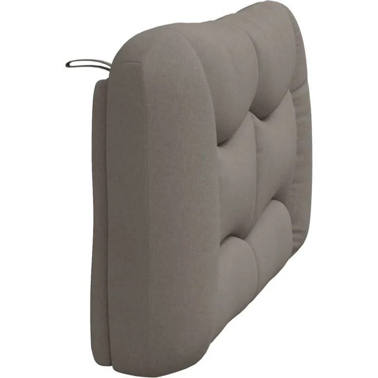 vidaXL Kopfteil-Kissen Taupe 140 cm Stoff – Bild 6
