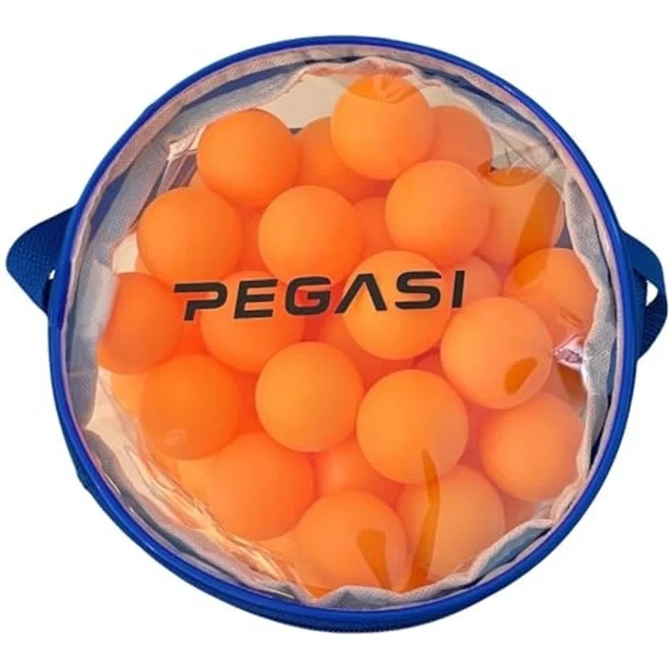 Tischtennisbälle 100Stk. Orange | Markenlos – Bild 2