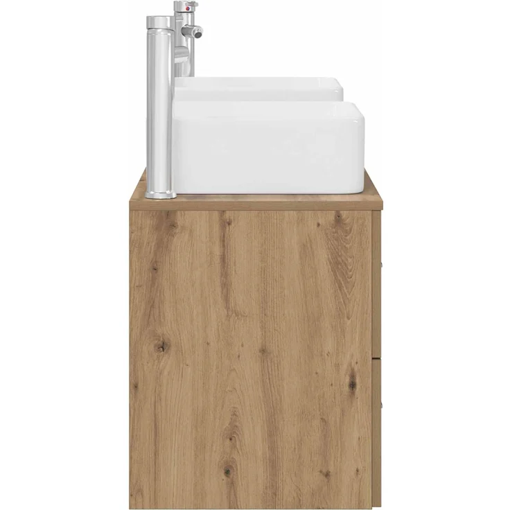 vidaXL Badezimmerschrank-Set 3 stk. Artisan-Eiche 129 x 41 x 80 cm 3405826 – Bild 7