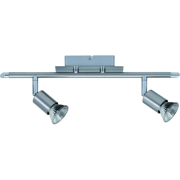 Paulmann Spotlights Georgia Balken 2x50W GU10 Eisen gebürstet 230V Metall3621 – Bild 2