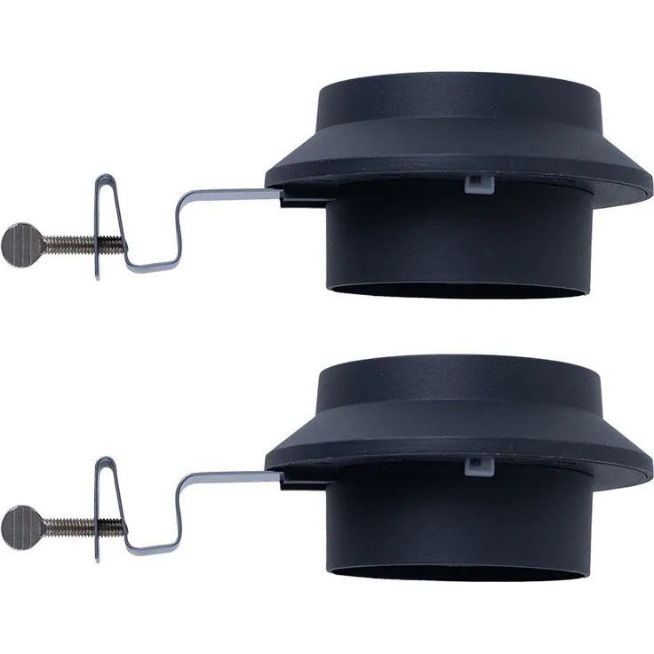 2er Set Solar-Dachrinnenleuchten, L 16 cm