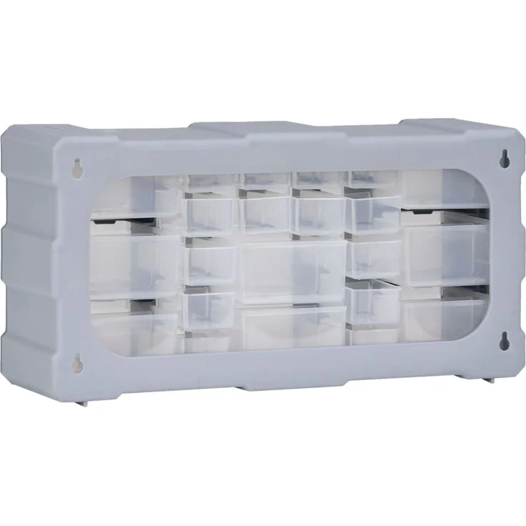vidaXL Multi-Schubladen-Organizer mit 22 Schubladen 49x16x25,5 cm 147584 – Bild 4