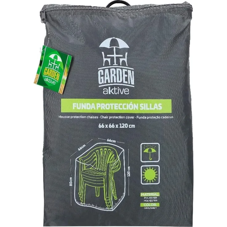 AKTIVE Active Garden Schutzhülle für Stühle 66 x 66 x 120x80 cm 61504