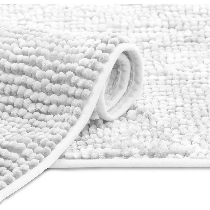 AmeliaHome Badematte Badematte Badteppich Badvorleger Duschvorleger Badezimmer rutschfest, rutschhemmend beschichtet, Rutschfest, Polyestertextilien, Rechteck, 50x70 cm, 60x90 cm, 70x120 cm