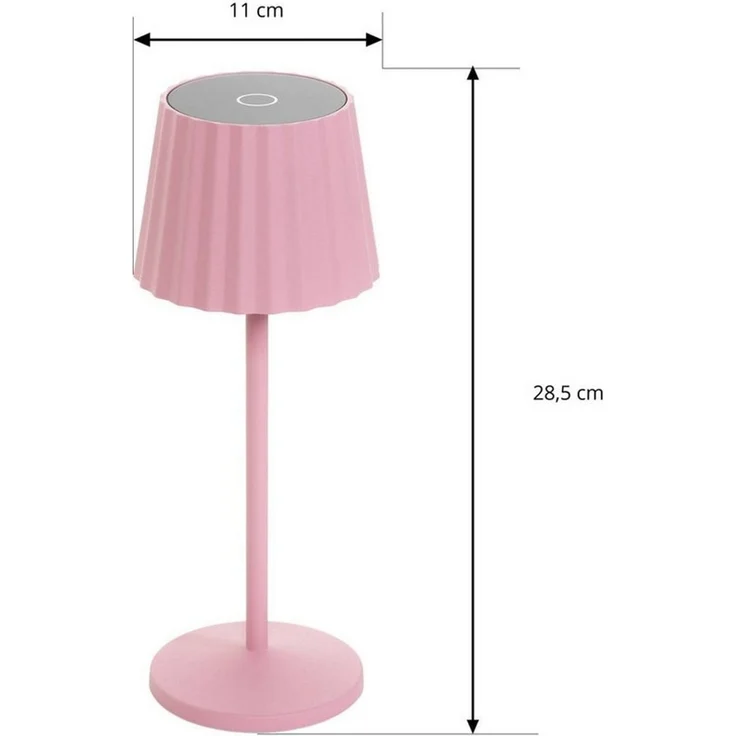 Lindby Außen-Tischleuchte Esali, LED, Metall warmweiß IP54, 1 x 2,2 W LED, warmweiß – Bild 3