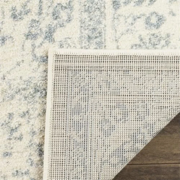 Safavieh Akzent-Teppich 76x122 cm - Adirondack Collection - Transitional Design, Elfenbein & Schiefer, Pflegeleichte Synthetikmischung, Ideal für Wohnzimmer, Schlafzimmer, Büro – Bild 8