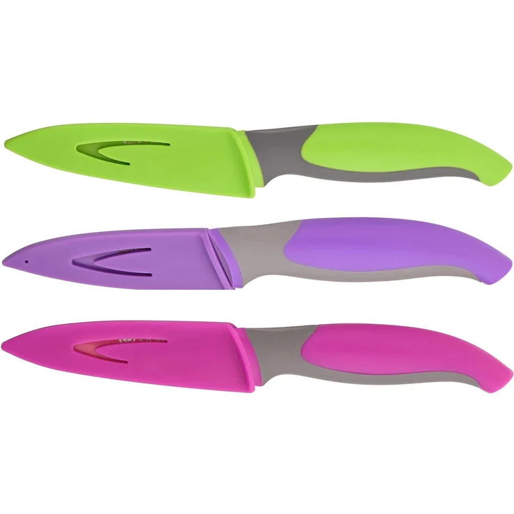 3er Set Küchenmesser mit Klingenschutz CX1 – Bild 2