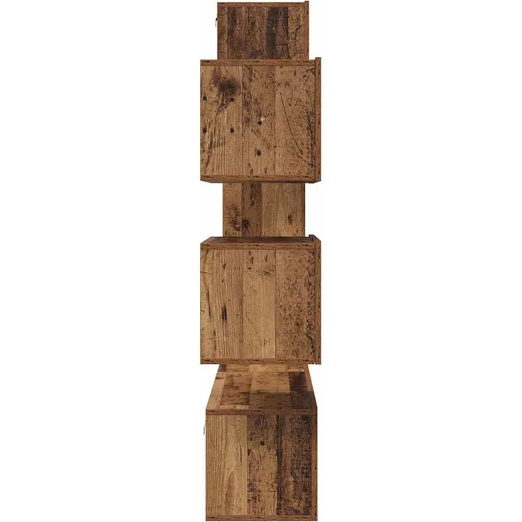 vidaXL TV-Schrankset Wandmontiert 6 pcs Altholz Holzwerkstoff 3393246 – Bild 9