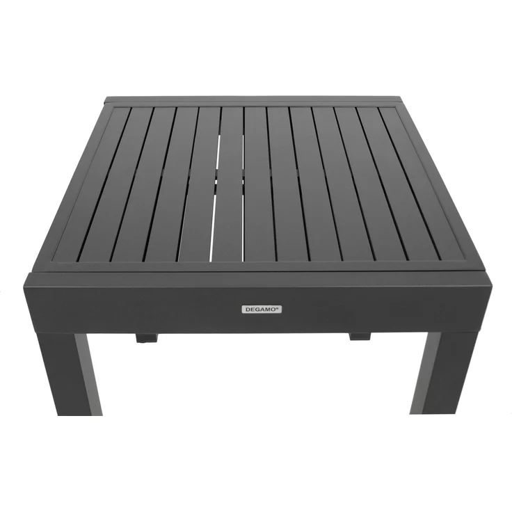 DEGAMO ALCUDIA Balkon-Ausziehtisch, Aluminium, anthrazit, 70/140x70cm – Bild 5