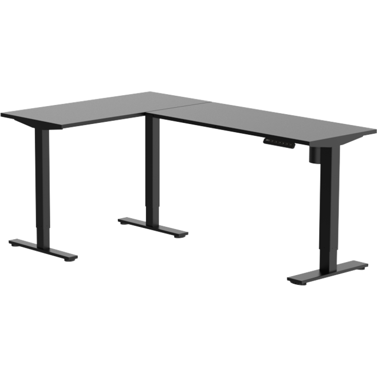 FlexiSpot Q1L/Q2L Eckschreibtisch höhenverstellbar, L-Form, platzsparend, stabil, mit Memory-Funktion & Tastaturablage