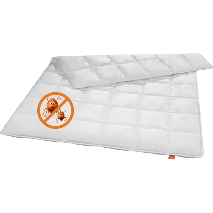sleepling Microfaserbettdecke für Allergiker, Füllung: hochwertige Markenvollfaser aus 100% Polyester, antibakteriell, antimilben, Peachskin – Bild 1