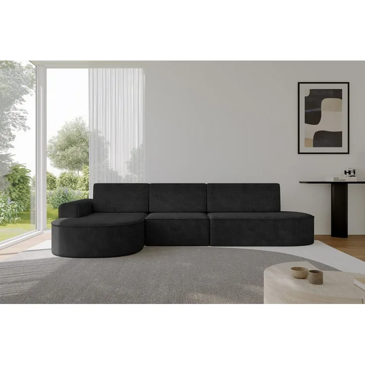 ALTDECOR Ecksofa MARI L2-S, Couch mit Schlaffunktion, Wohnzimmer - Ecksofa, Corner Sofa Bett Eckcouch Couch L-Form Schlafcouch Ausziehbar