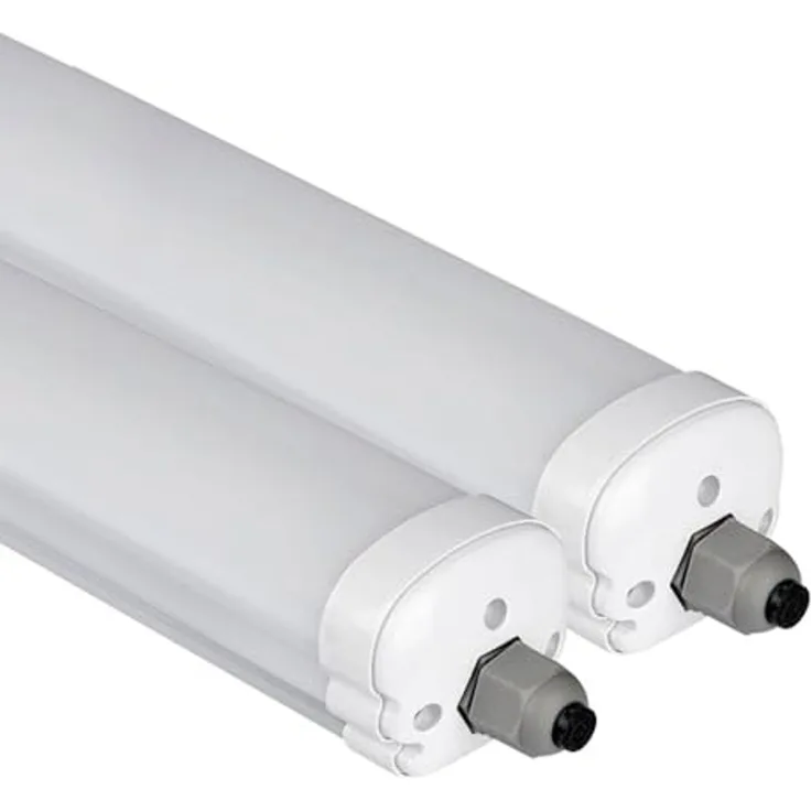 2x LED Wannenleuchten, 4320 Lumen, Kaltweiß, L 120 cm, VT-1249