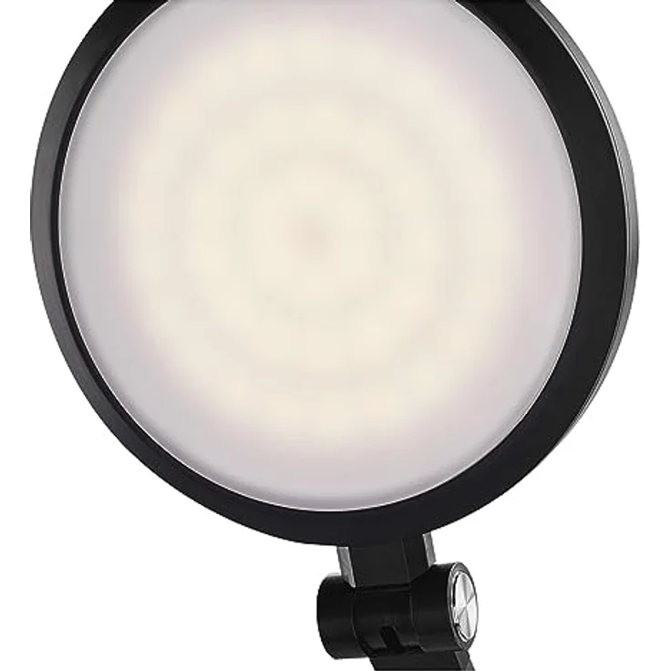 EMOS LED-Schreibtischlampe CHARLES, 80 LEDs, 7,6W, 550lm, klappbar, neigbar, einstellbare Farbtemperatur, schrittweises Dimmen, schwarz – Bild 2