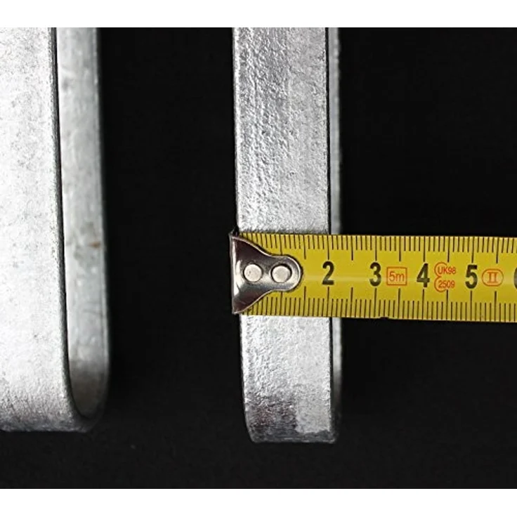 4 Stück Bodenanker verzinkt M Erdanker für Rosenbogen 22 cm Heringe Erdspieß Bodenspieß Befestigung Verankerungs-Set – Bild 4