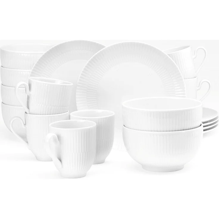 Seltmann Weiden Amina Frühstücks-Set 18-teilig Weiß – Bild 1