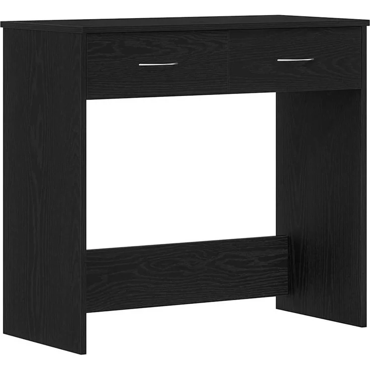 vidaXL Schreibtisch Schwarz Eichen-Optik 80 x 40 x 75 cm Holzwerkstoff 862480 – Bild 1