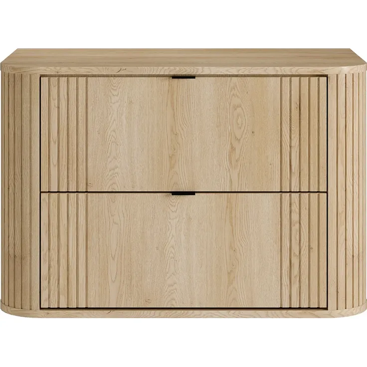 Vente-unique - FILOR Waschbeckenmöbel Holz, Platte Beige - B 46 cm x H 57 cm x L 80 cm – Bild 2