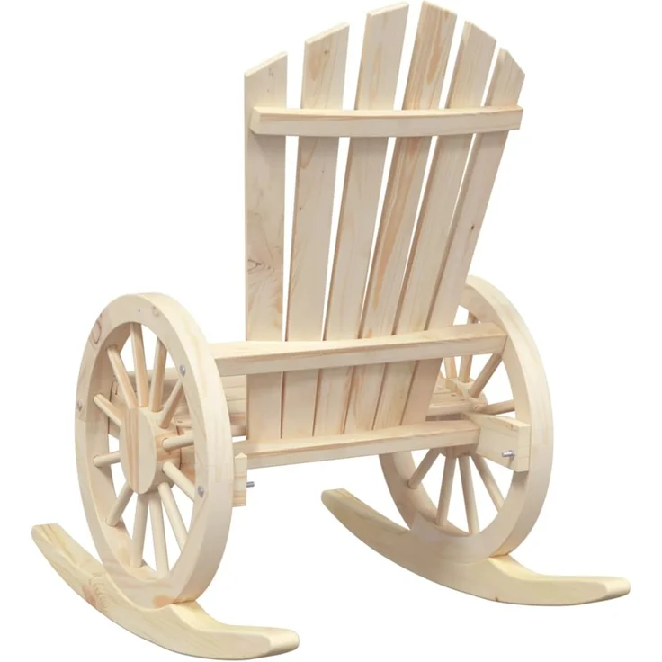 vidaXL Adirondack-Schaukelstühle 2 Stk. Massivholz Tanne 3207119 – Bild 7