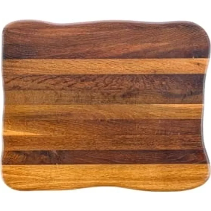 La Madera Steakbrett Top - Eiche dunkel - 40 x 33 x 4,5cm