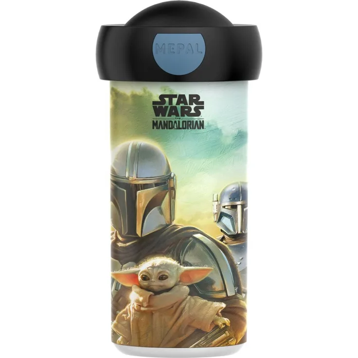 Mepal - Verschlussbecher Campus - Trinkbecher - Auslaufsicherer Wasserflasche für Kinder - Wiederverwendbarer Becher - BPA-frei & Spülmaschinenfest - 300 ml - Star Wars