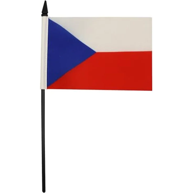 AZ FLAG - Tischflagge Tschechien - 15x10 cm - Tschechische Tischfahne 10 x 15 Cm - Flaggen – Bild 2