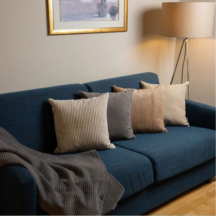 Herlag Kissenhülle ELLA, Kissenbezug, 40x40cm, Cord, Wohnzimmer, Dekokissenhülle – Bild 2