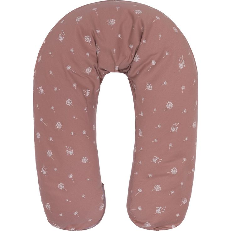 Fillikid Stillkissen 190 cm, mit EPS-Mikrokugeln und abnehmbarem Baumwollbezug, Pusteblume, Rosa