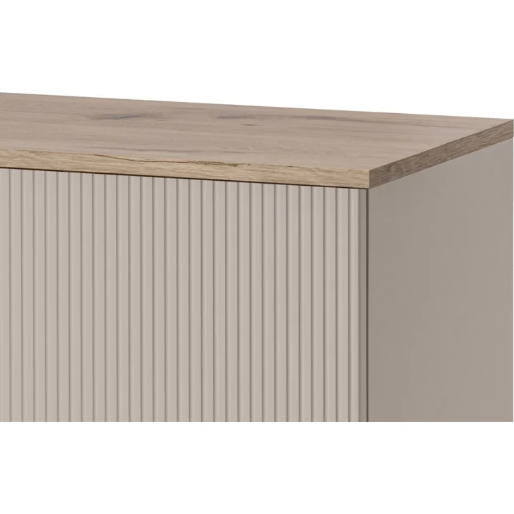 Sideboard Cathlyn in Viking Eiche und Kaschmir mit LED 160 cm – Bild 4