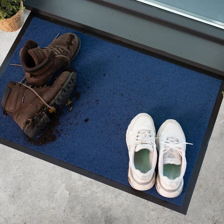 Furni24 Fußmatte - Blau, 60 x 90 cm – Bild 9