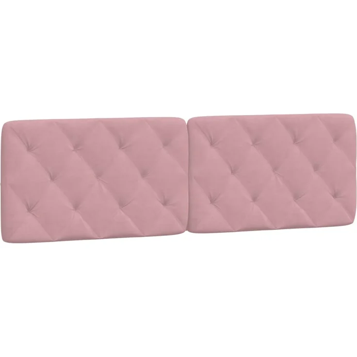 vidaXL Kopfteil-Kissen Rosa 160 cm Samt – Bild 2