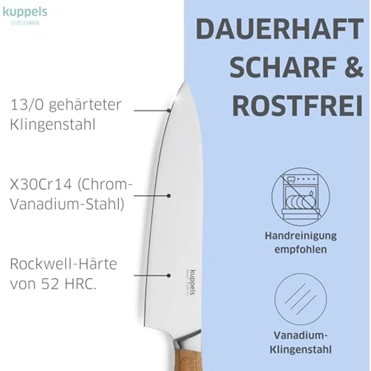 Kuppels WOOD Messerblock 5-teilig – Bild 3