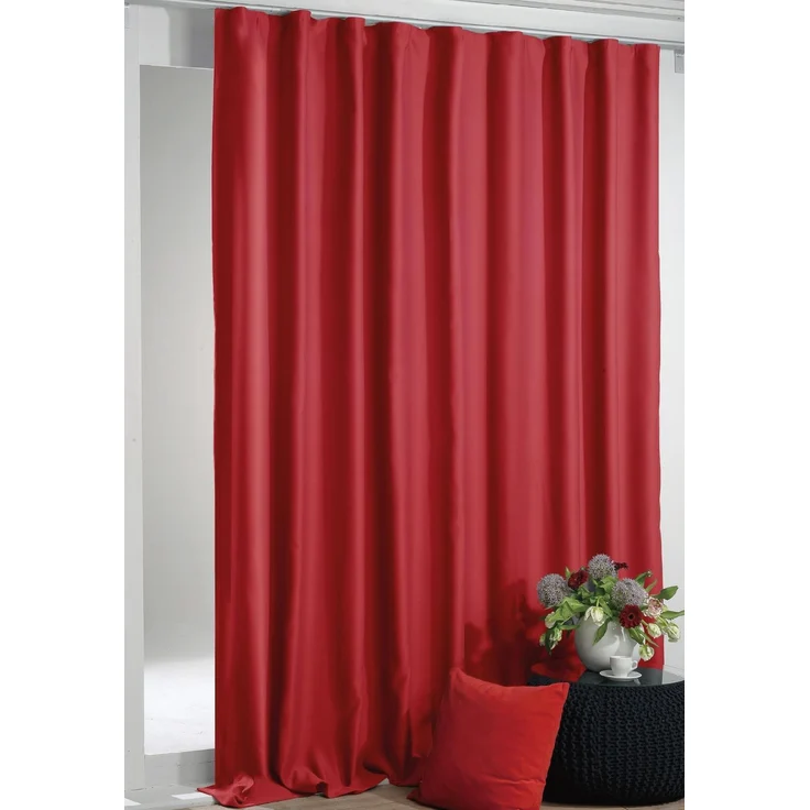 Verdunkelungsgardine Universalband Shadow 270x245 cm Rot – Bild 2