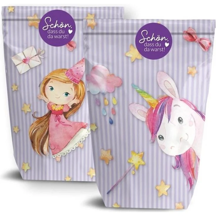 PAPIERDRACHEN Geschenkbox 12 Geschenktüten zum Geburtstag - mit Aufkleber zum Verschließen, in verschiedenen Motiven erhältlich – Bild 4