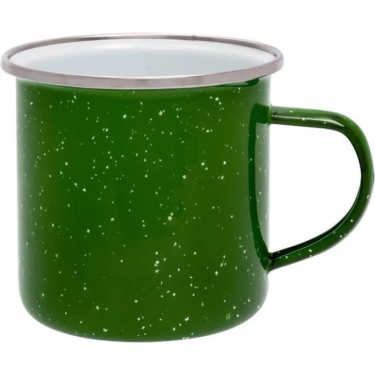 Origin Outdoors Emaille Tasse, 360 ml, grün