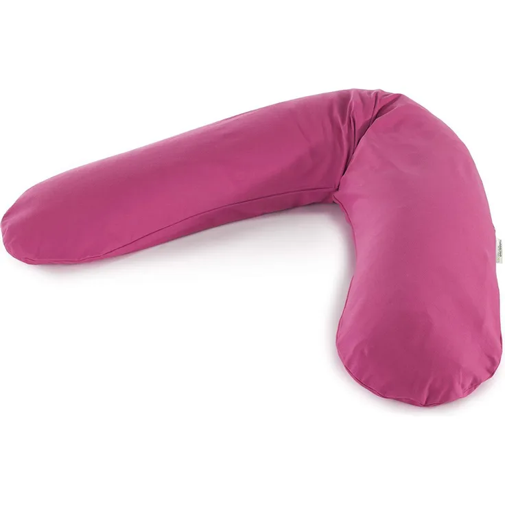 Ersatzbezug für Das Original THERALINE Schwangerschafts- & Stillkissen|100% Baumwolle| Fuchsia