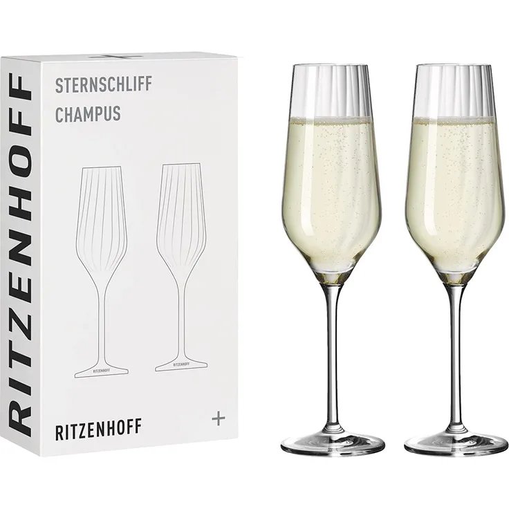 Ritzenhoff 3751001 Champagner 2er-Set 002 STERNSCHLIFF 2022